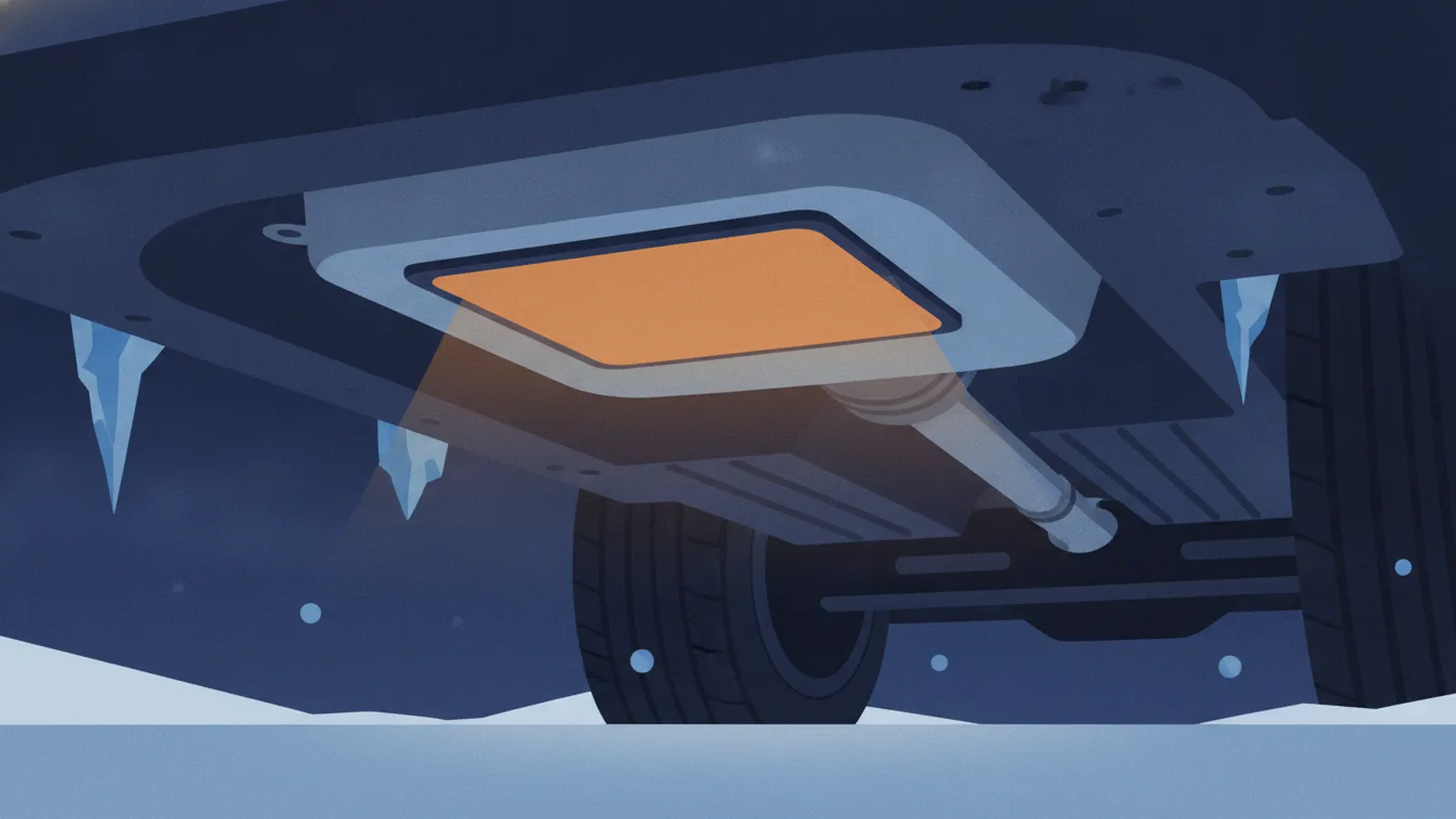 Oil Pan Heater — how it mounts and heats, illustrated