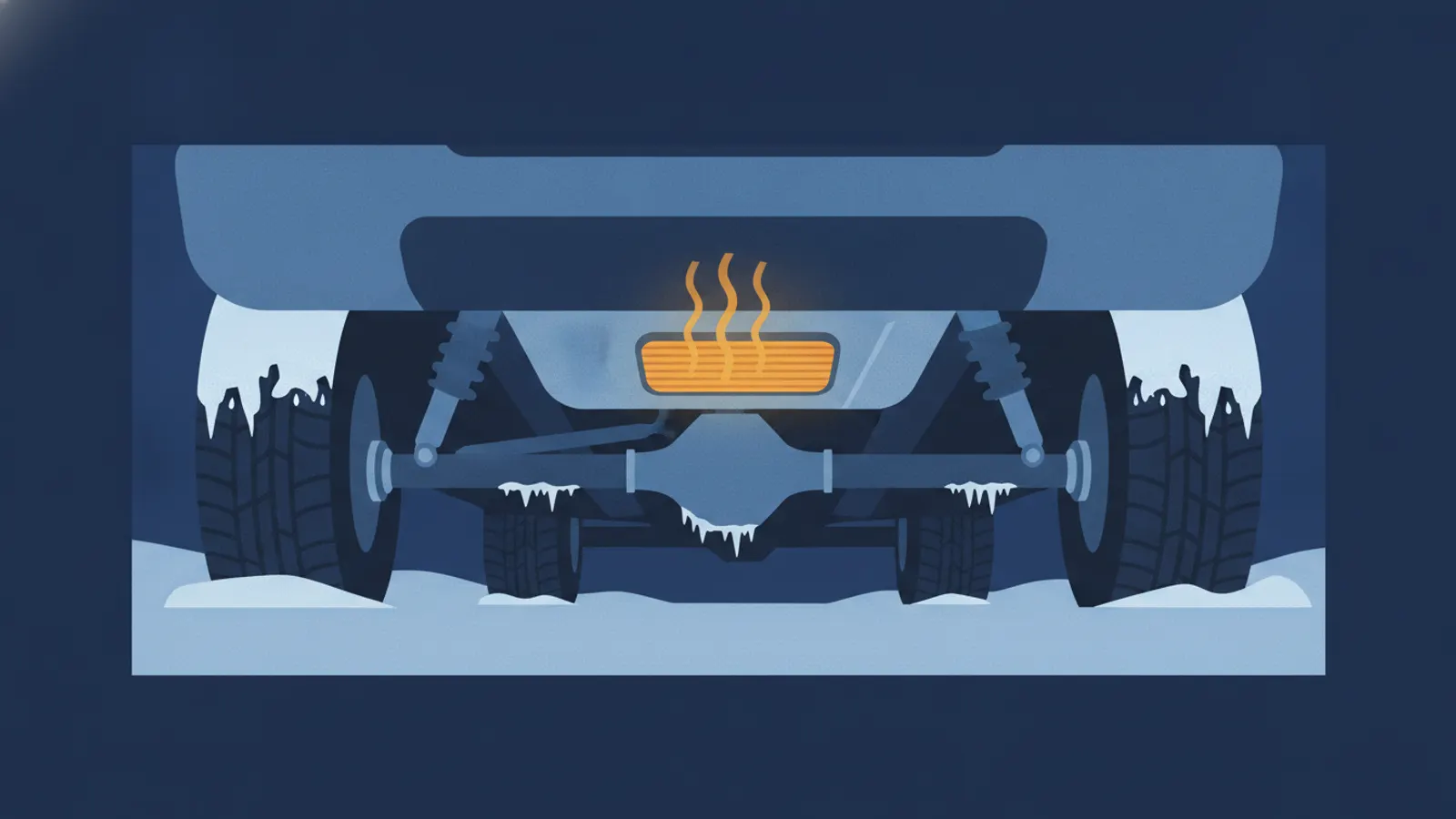 Transmission & Auxiliary Pan Heaters — how it mounts and heats, illustrated